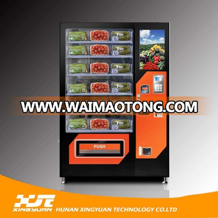 Salad/Fruit/Vegetable Vending Machine with Elevator /Cooling System