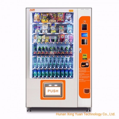 New! ! Xy 24 Hours Self Service Combo Snack Drink Vending Machine